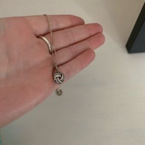 Pandora Shimmering Knot Necklace